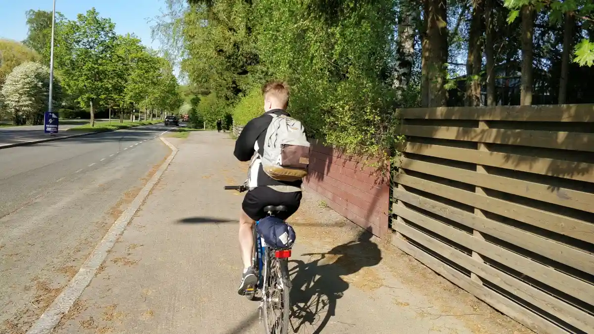 Cycling near Pukinmäki